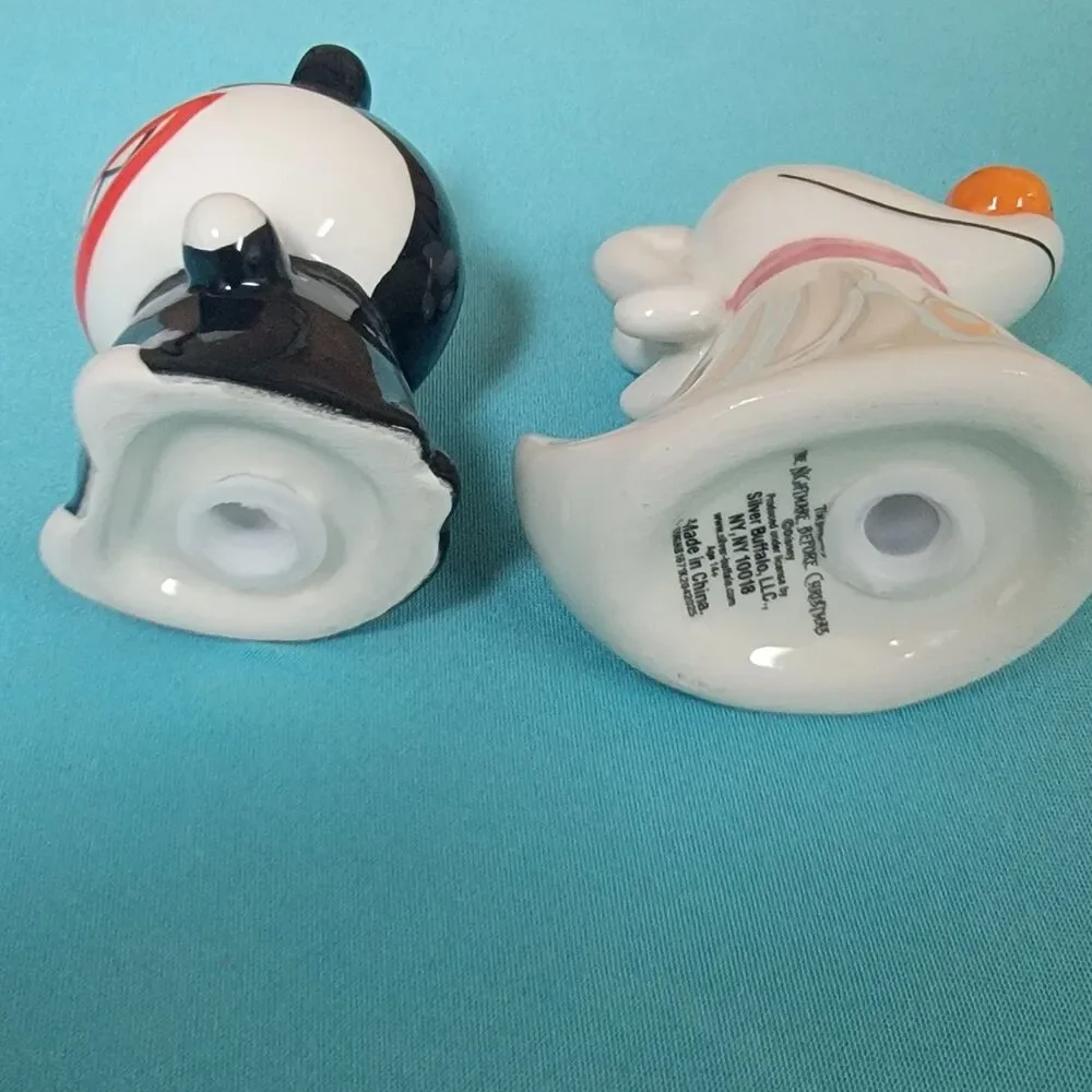 Disney The Nightmare Before Christmas Ceramic Salt & Pepper Shaker Set New